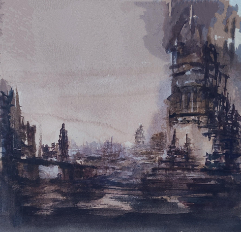 Streets series 1
Watercolor painting 
Cotton paper 
#art #mastoArt #painting #watercolor #drawing 