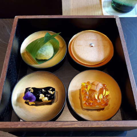 Afternoon tea delights at Aman Kyoto.