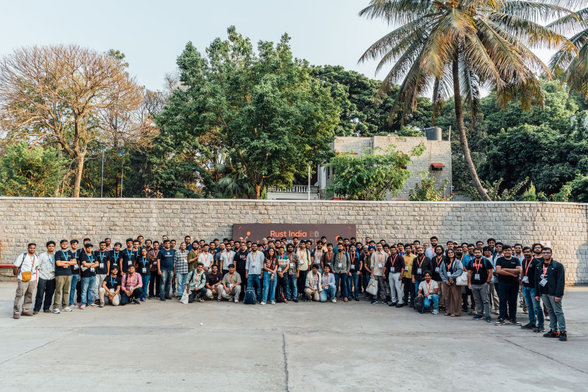 Rust India Conference 2026 group photo