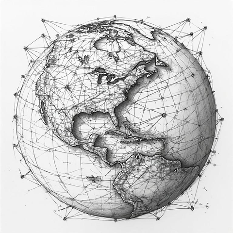 A fully distributed network, like I2P, spanning over the globe.