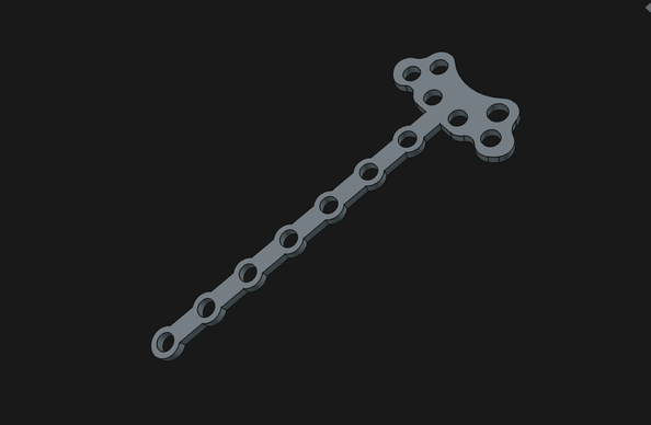 3d visual titanium model