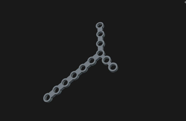 3d visual titanium model