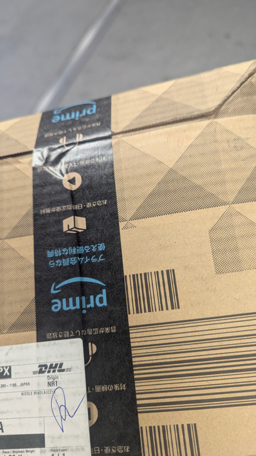 a pakig from Amazon Japan