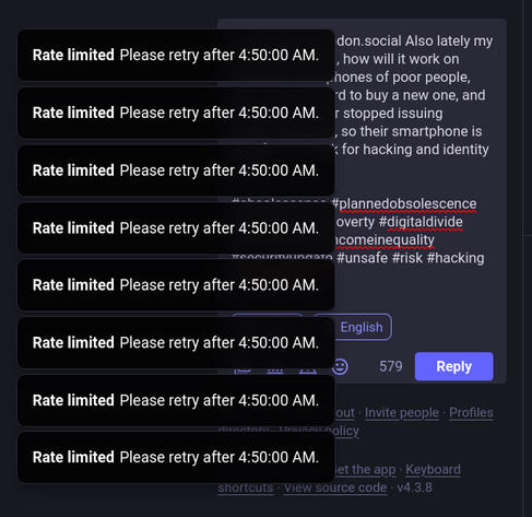 Nonsensical error messages