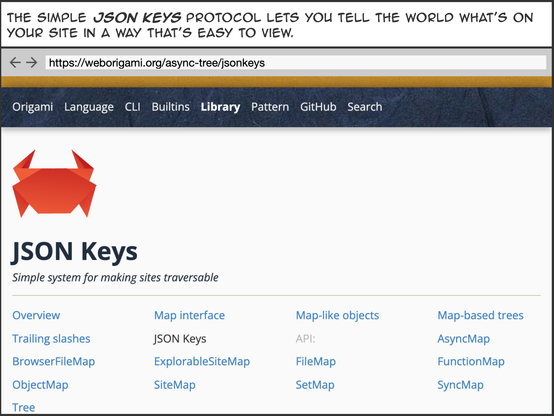 The simple JSON Keys protocol lets you tell the world what's on your site in a way that's easy to view.