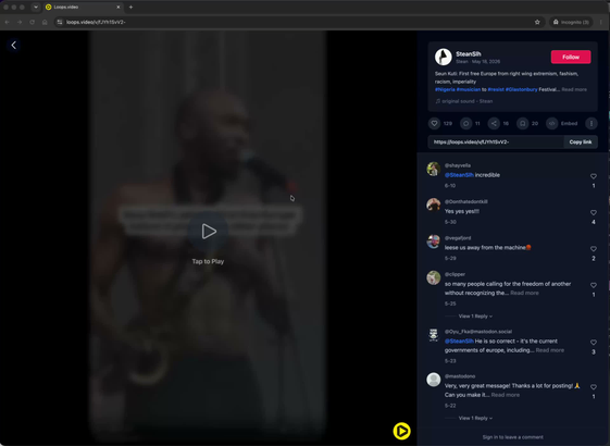 Loops ActivityIntents demo