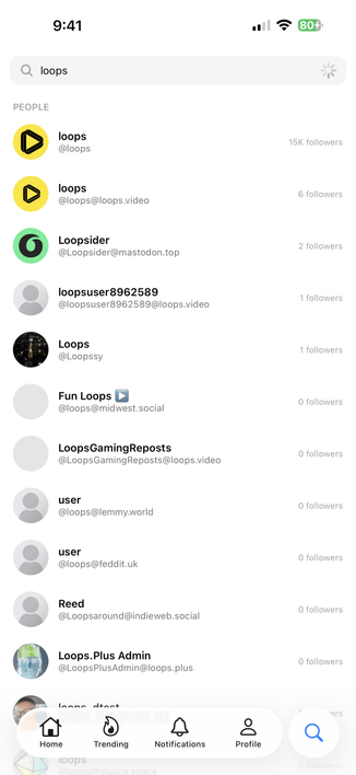 Preview of the new Pixelfed mobile app in light mode