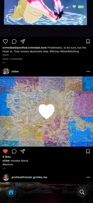 Pixelfed mobile app preview