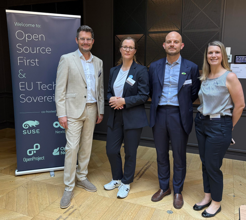 Photo from the event "Open Source First & EU Tech Sovereignty": participants
