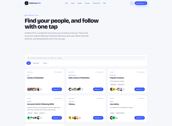 new fediverse.info redesign