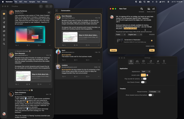Screenshot of Maxtodon