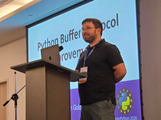 Nathan presenting. 