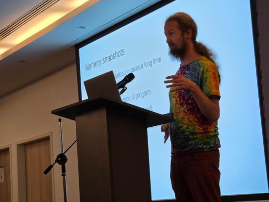 Hood presenting. 