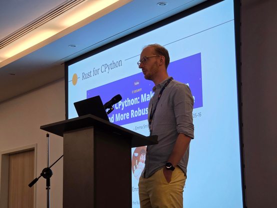 David presenting.