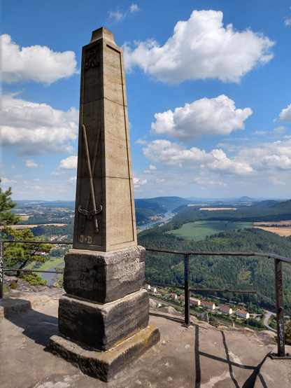  Obelisk auf dem Lilienstein 