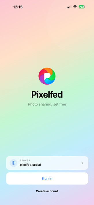 New Pixelfed mobile app