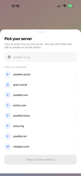 New Pixelfed mobile app