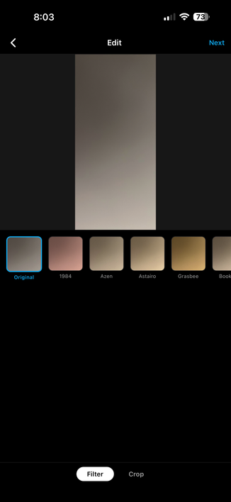 New pixelfed mobile app compose screen