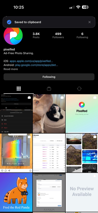 New pixelfed mobile app