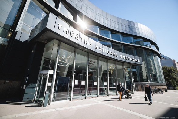 La façade du Théâtre National de Bretagne à Rennes.