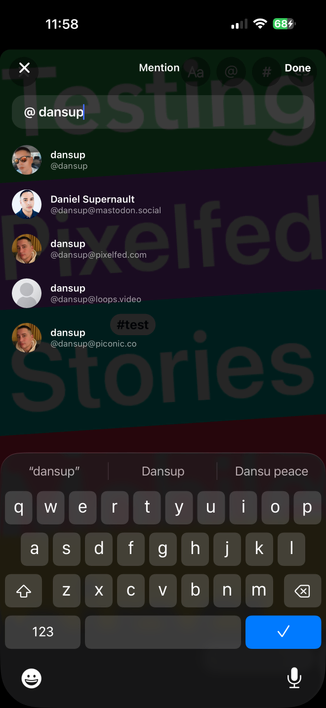 Pixelfed Story Composer