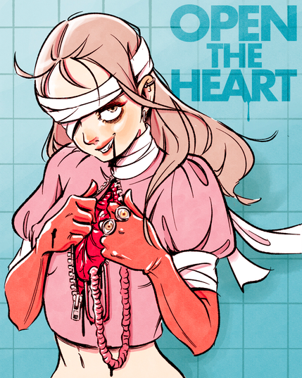 Cover artwork for my original manga GREEN FLASH.